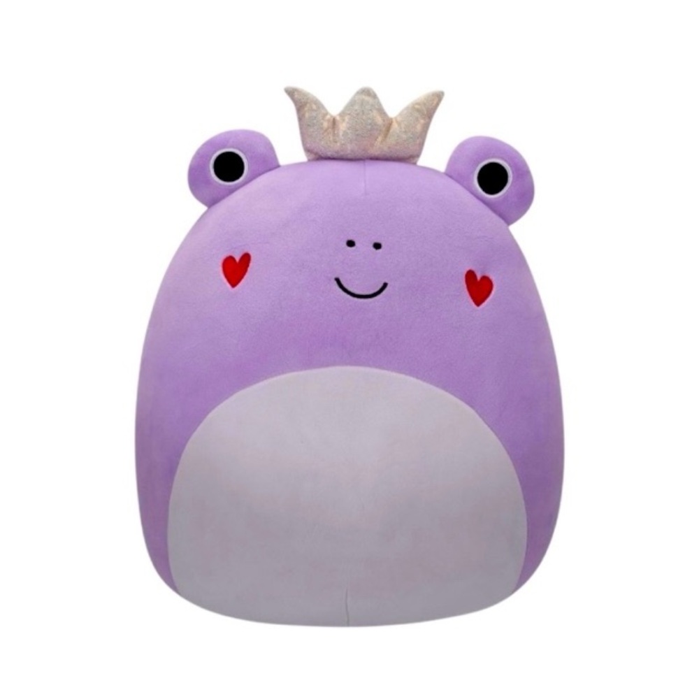 SQUISHMALLOWS Purple Frog Princess “Francine” Plush Toy